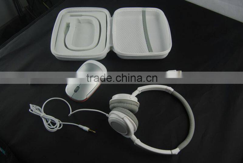 Multifunctional mobile charger kit wireless mouse headphones usb led light usb phone charging kit