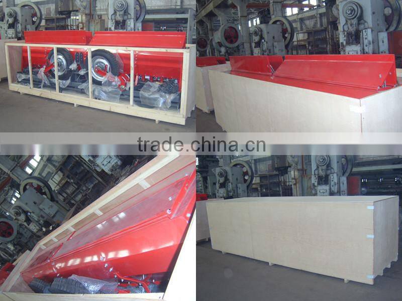 farm machine furrow grain drill wheat seeder with fertilizer