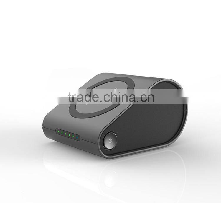 Portable 8000mah wireless charger power bank for iPhone 7