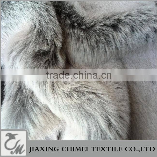 tip dyed light purple for high quality coat faux fur