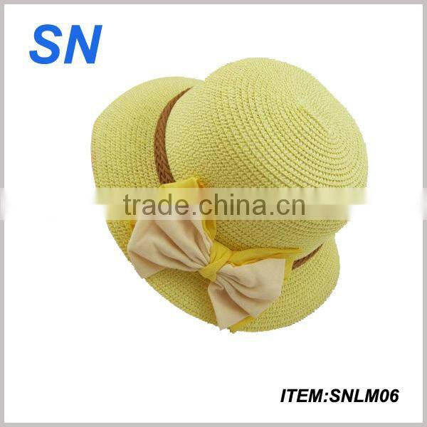 good quality customize girls peru straw hats