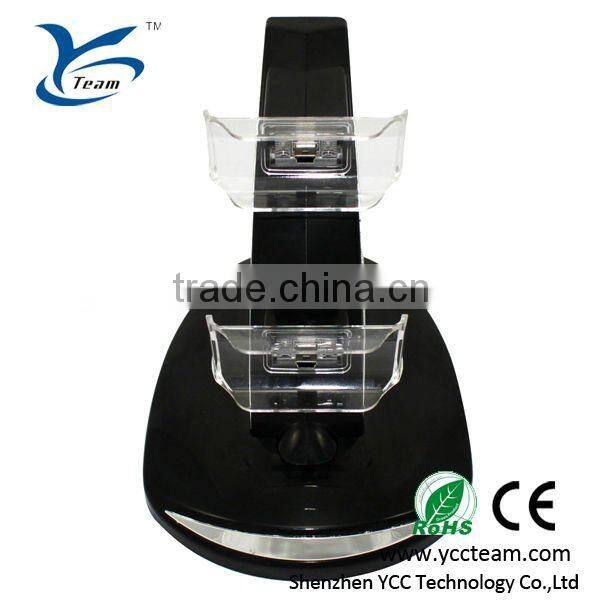 HOT game accessories for ps3 controller charger with led light for ps3 controller charger station