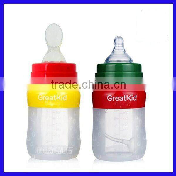 Wholesale OEM feeding bottle/silicone baby nipple/silicone milk bottle