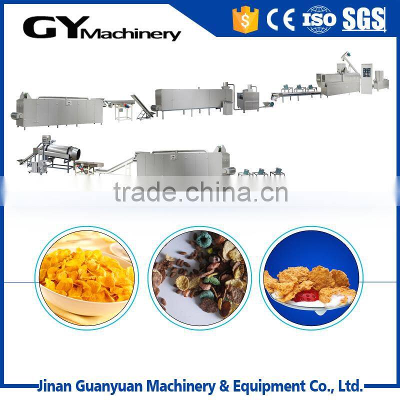 New design corn flakes snack production line/making machine