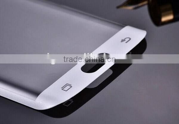 glass screen protector, Curve Tempered glass film For Samsung S6 edge, For Samsung galaxy S6 edge