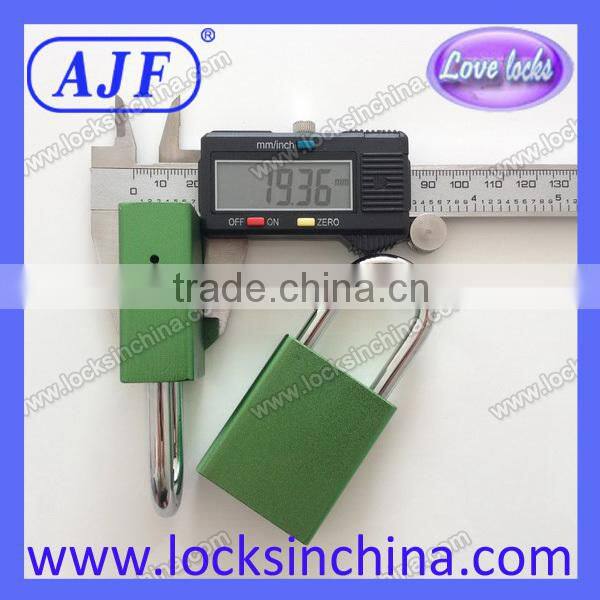 AJF Newest High quality red aluminium key lock safe