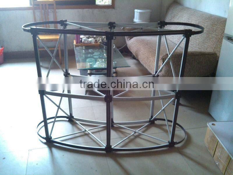 aluminium counter table pop up counter table system