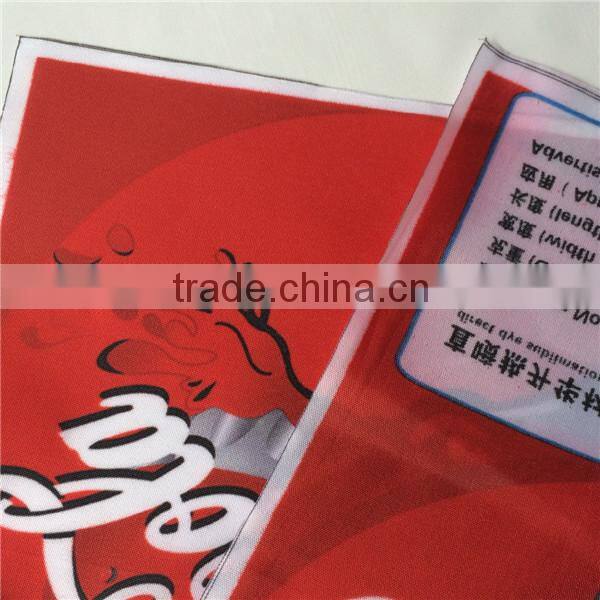glosy or matte banner fabric for sublimation printing