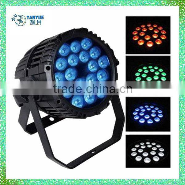 IP65 4in1 RGBW Waterproof 18pcs 10w LED Par Light