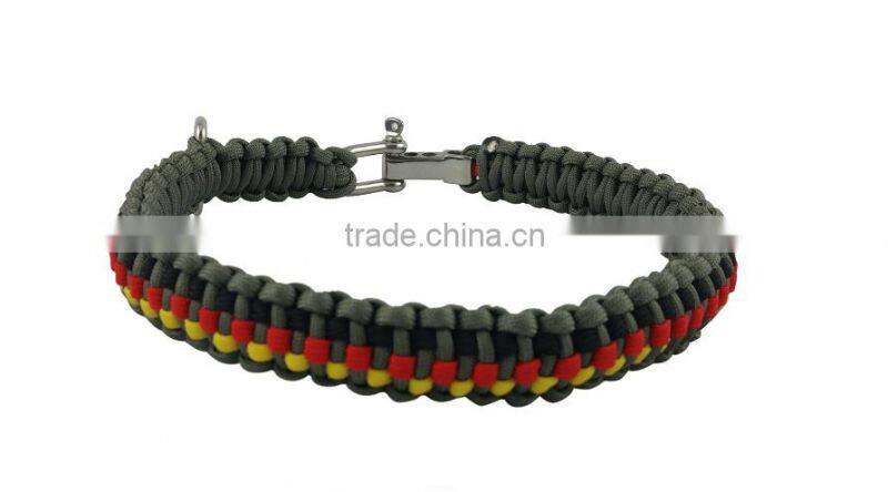 Yukai Metal 5mm shackle for custom paracord pet collar
