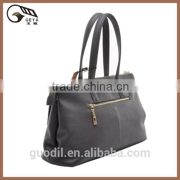 2014 Colorful wholesale leather handbag woman bag china supplier