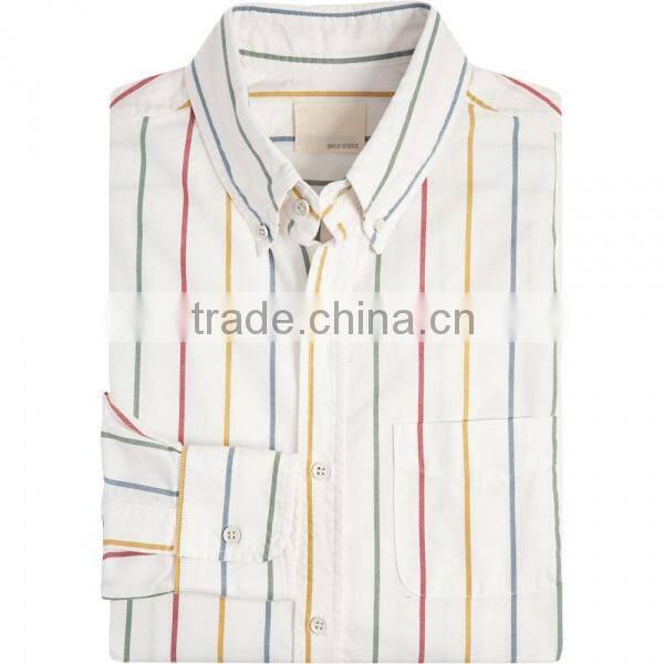 quality NO.1 casual stripe combed cotton shirt textile from DEC Textile