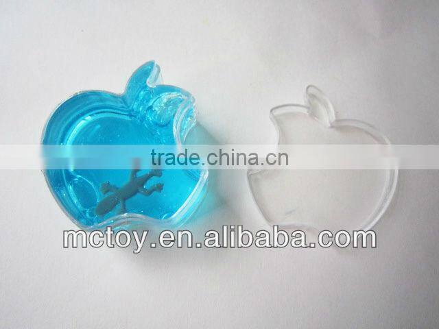 Factory price Apple shape crystal Putty slime crystal gift crystal slime toys