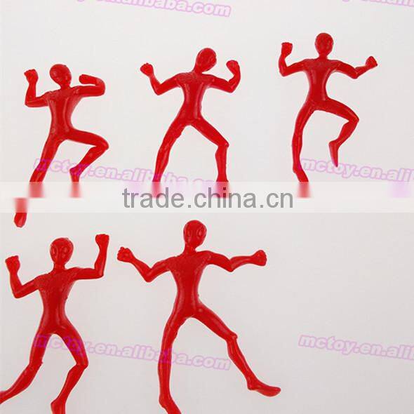 sticky acrobat tpr toys sticky man toy fashion sticky wall toys