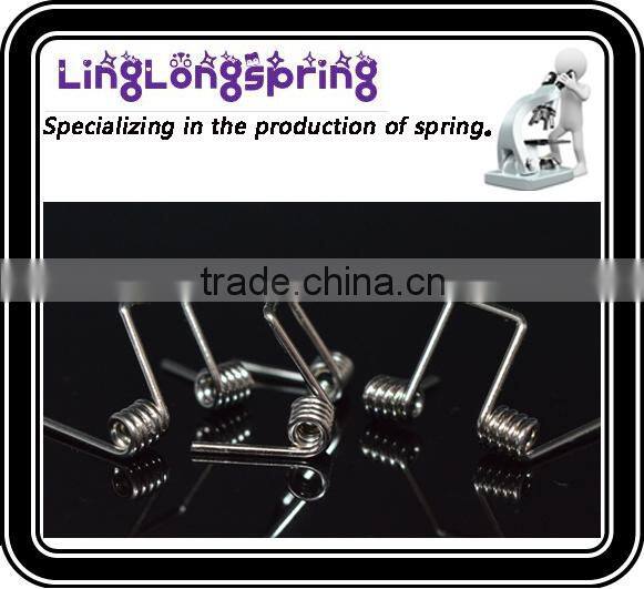 custom spiral stainless steel double torsion spring