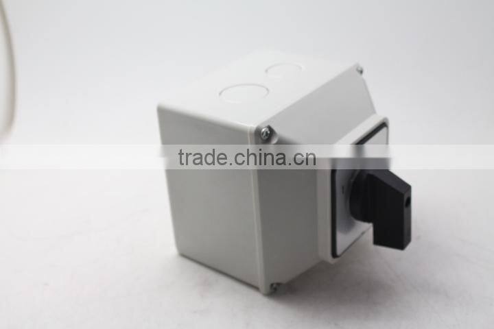 LW26 series 3pole 2 position 220V 380V changeover CE certificated best price 125A rotary switch