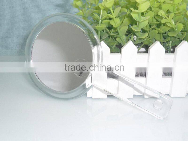 Handheld Mirror Plastic Double sided makeup mirror