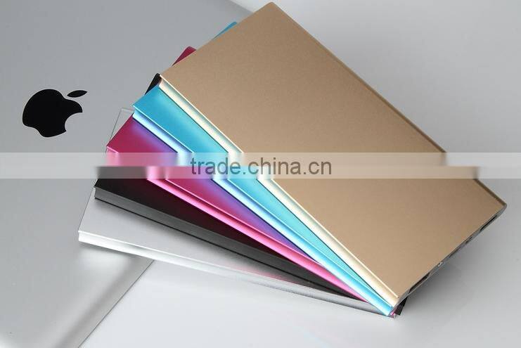 2015 hot selling slim power bank,Ultra slim matel case power bank ,mobile power supply in shenzhen for Smartphones