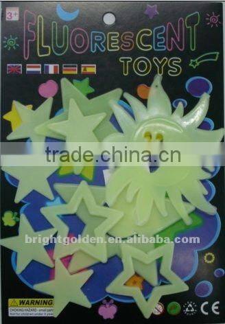 Noctilucent number flash wall sticker