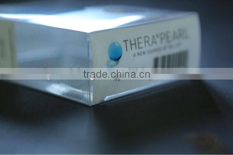 Very clear plastic boxes for wine glass