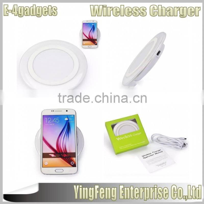Qi Wireless charger Genuine charging PAD for samsung galaxy s6 edge, DC5V wireless charger for Samsung Galaxy S6 S6 Edge note 5