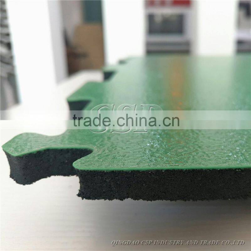 High wear resistance crossfit rubber floor mat High environmental protection interlocking rubber mat