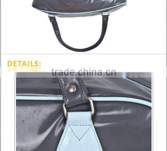 pu leather sport bag travel bag