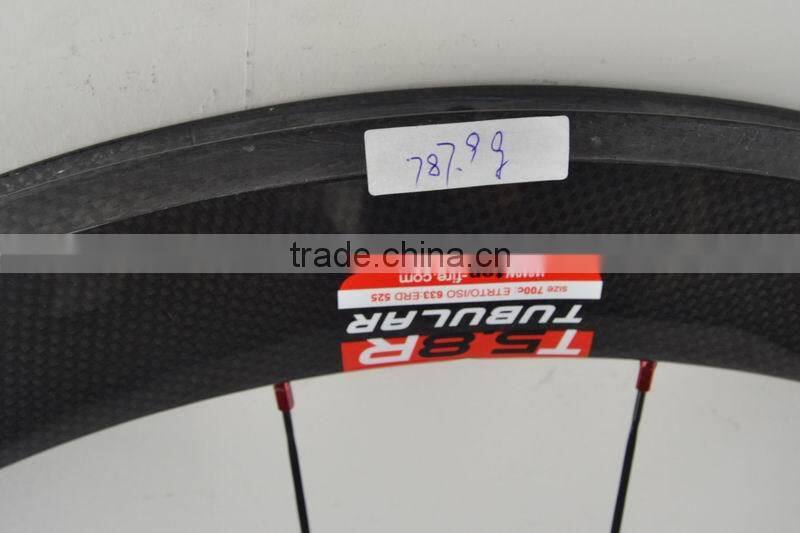 Good-selling 58mm tubular Chinese cheap carbon bike wheels WH-R58T for sale