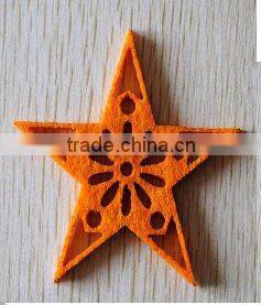 Very cute stars felt cup placemat and stars felt table placemats