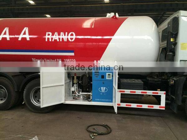 SINO howo LPG gas truck mobile gas refueling trucks