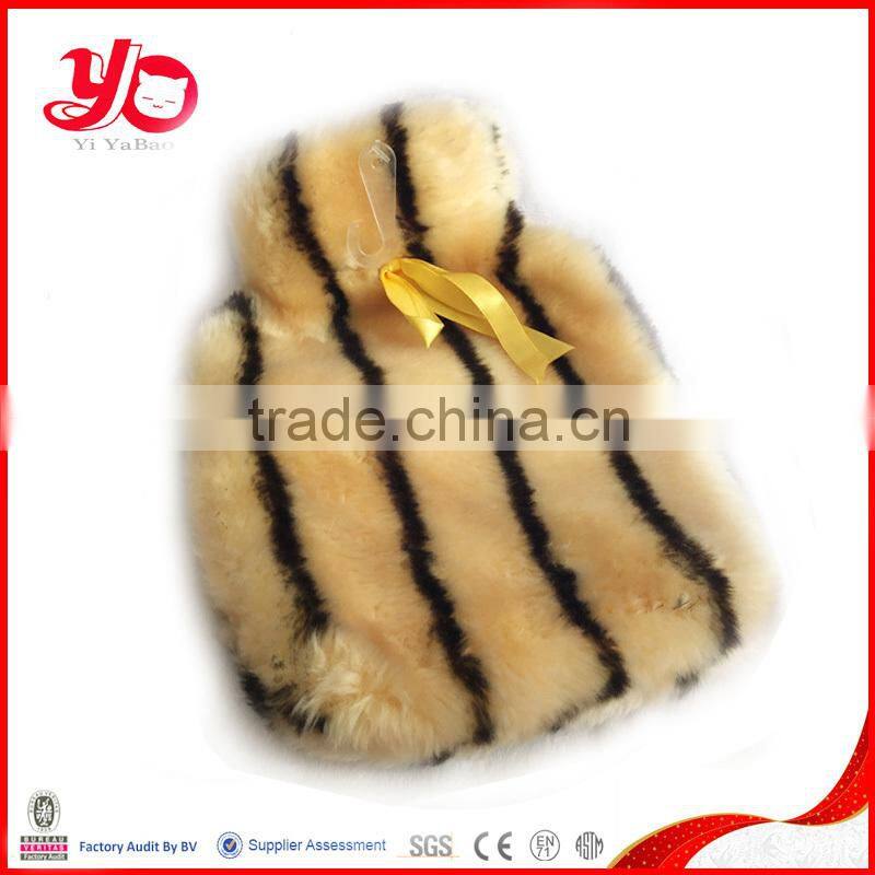 Wholesale custom cute plush hot water bag