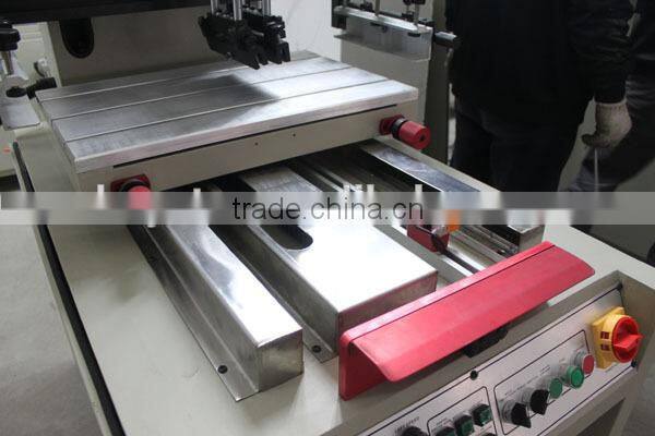 Semi-automatic flatbed screen printer with worktable shuttle/vacuum table screen printer GW-3050P