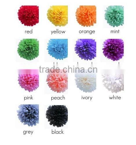 artificial tissue paper flower ball for your big day