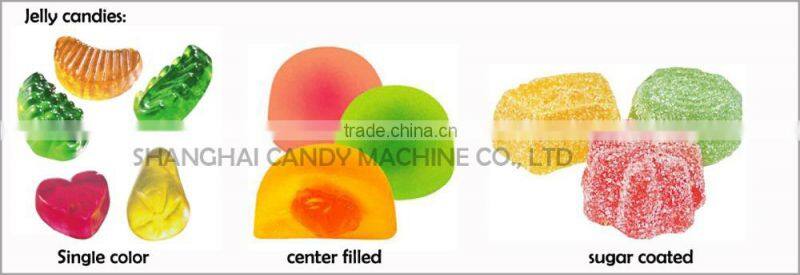 Center filled jelly candy machine