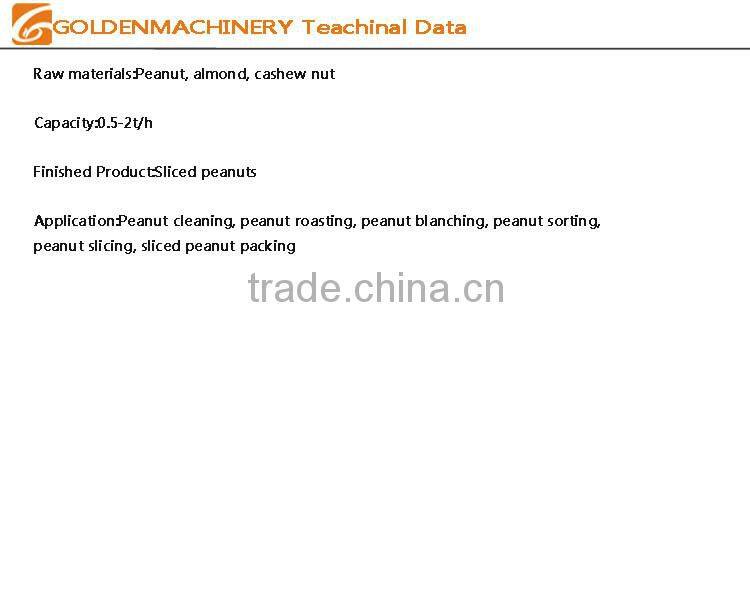 Popular High Capacity Advance Design Almond Slicer Processing Line