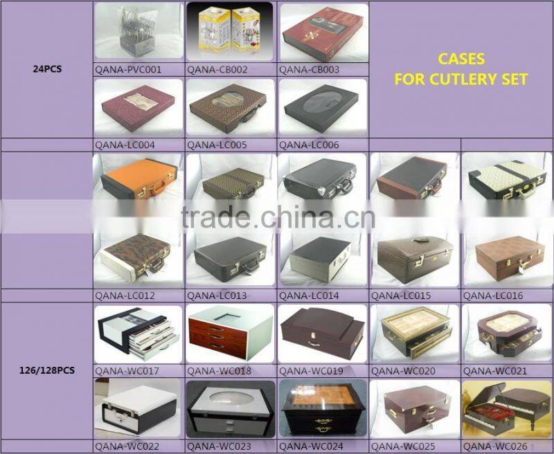 High quality mirror/gold/satin polish 24/72/84/86pcs stainless steel dinner set flatware set /cutlery set