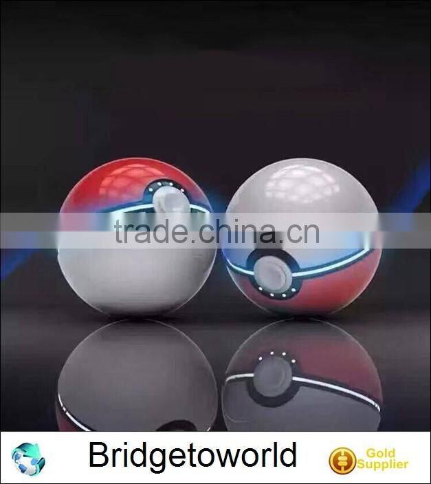 Wholesale 2nd Generation 8cm 8000 mAh Power Bank for Mobile Game Pokemongo Pokeball Mobile Charger