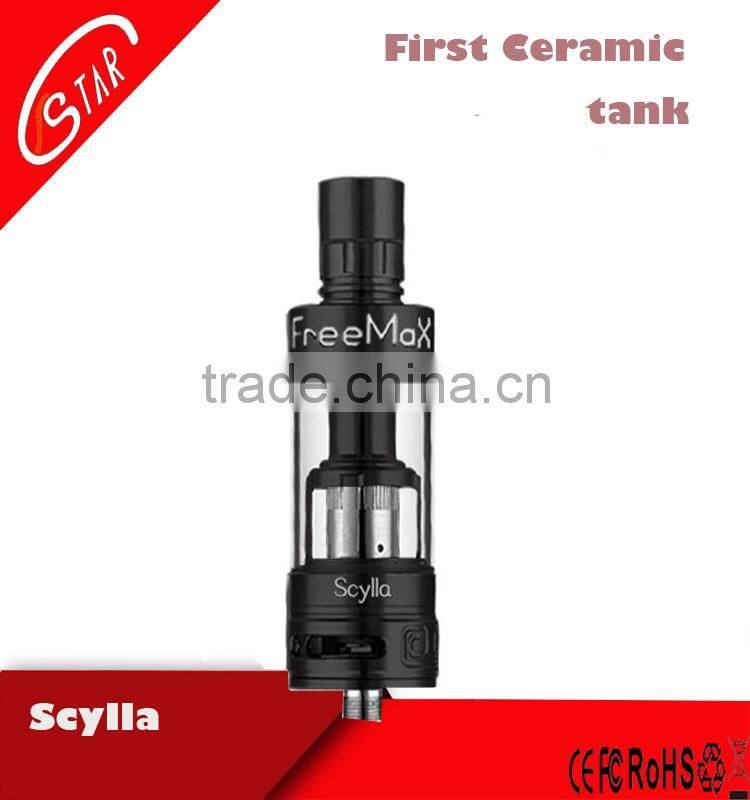 2015 Factory wholesale Scylla ceramic coil sub ohm tank for ecig