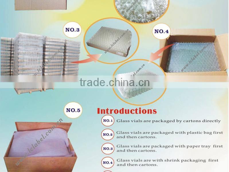 High quality amber glass ampoules for mesotherapy