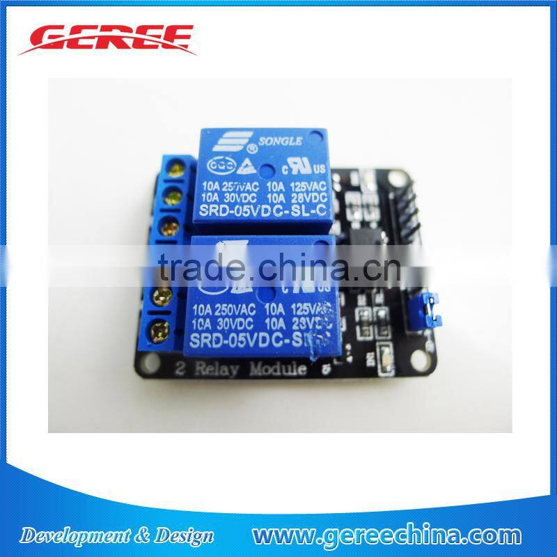 5V relay module 2 channel relay module Low level trigger Shield