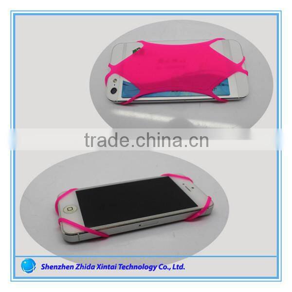 new products for 2015 silicone mirror cell phone credit card holder