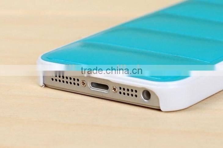 For iPhone 5 Plastic Case With Soft Leather, For iPhone 5S Plastic Case