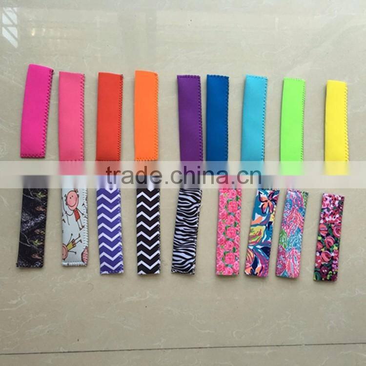 Factory directly sale neoprene popsicle ice sleeves freezer popsicle holders