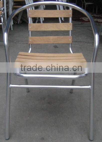 aluminum wooden bar chairs YC049