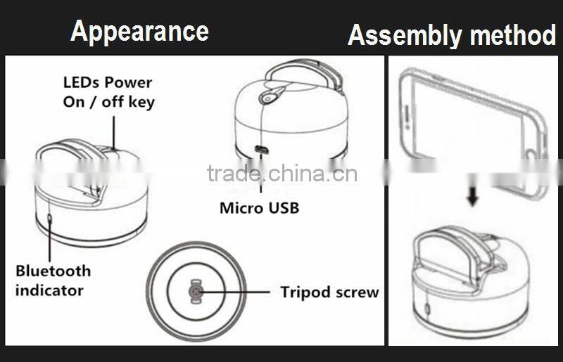 2015 New Fashion 360 Degree Selfie Stick IR Auto Tracking Bluetooth Selfie Robot