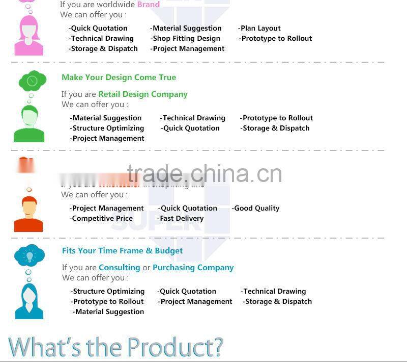 manufacture cashier counter for flagship store with led lighting