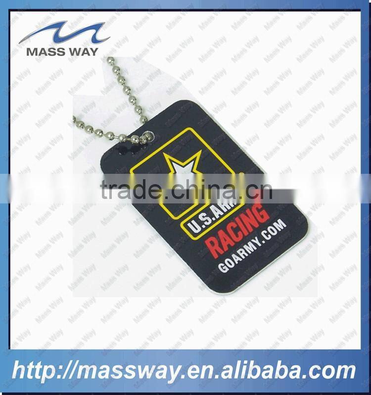 customized fashion couple old color 3D men metal dog tag