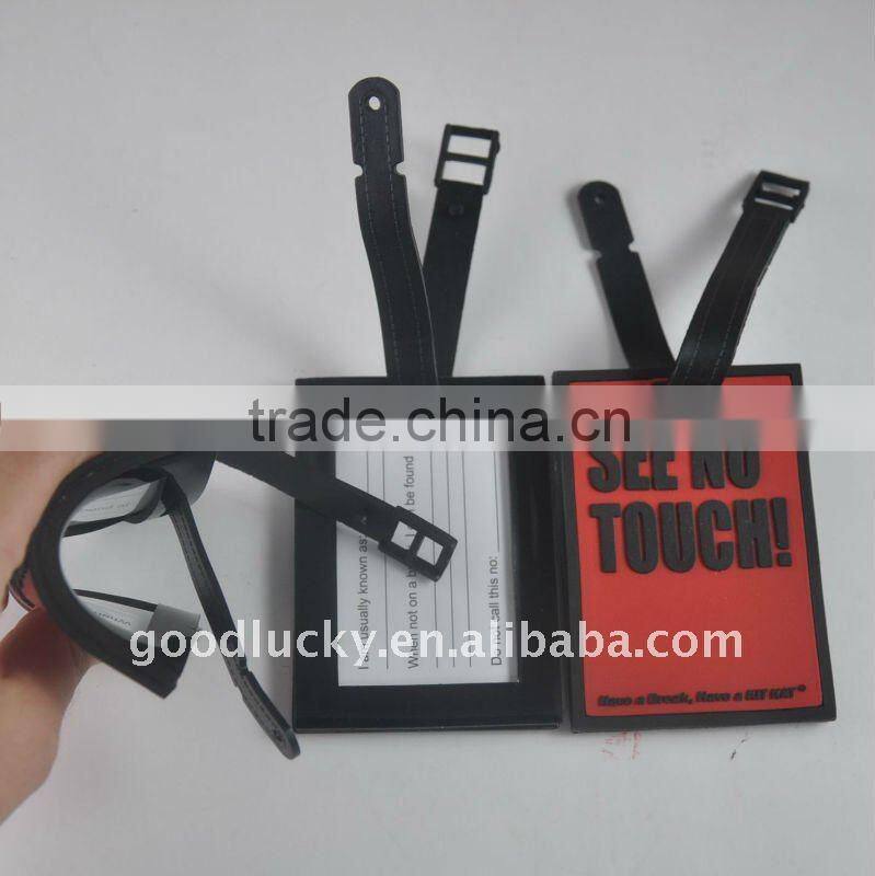 2013Promotion gift LuggageTag ,Soft PVC Tag ,Soft PVC Hang Tag
