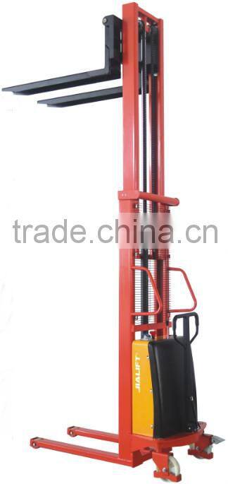 Semi-electric hydraulic stacker-- Semi-power forklift stacker-- Electrical lifting and muanl push ---SPN15 series