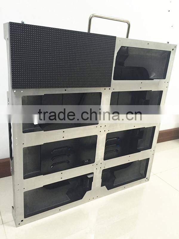 P4 die casting aluminum indoor full color rental led display screen new design cabinet